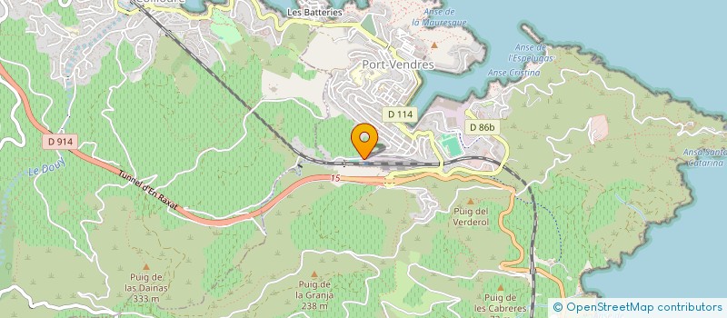 localisation de l'entreprise PROJIM  PORT-VENDRES