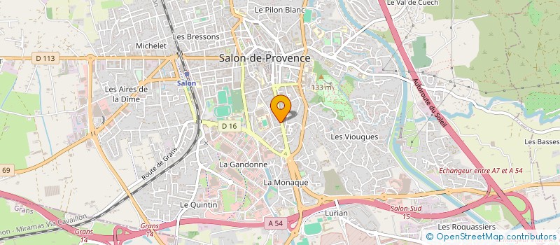 localisation de l'entreprise PROJIMM à SALON-DE-PROVENCE