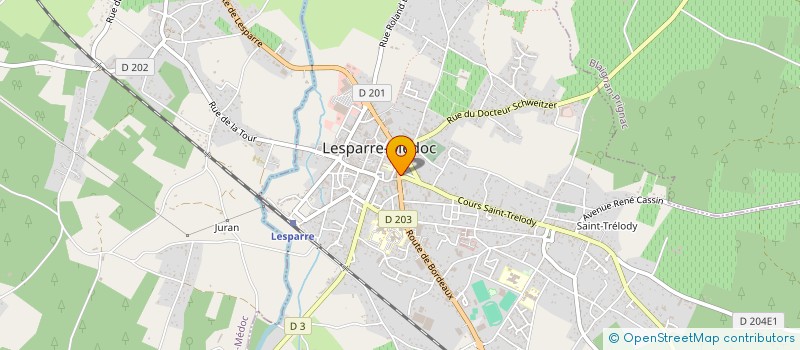 localisation de l'entreprise PROJIMMO 3  LESPARRE-MEDOC