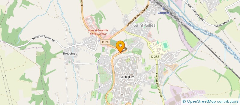 localisation de l'entreprise PROJINOV MENUISERIE DIJON  IS-SUR-TILLE