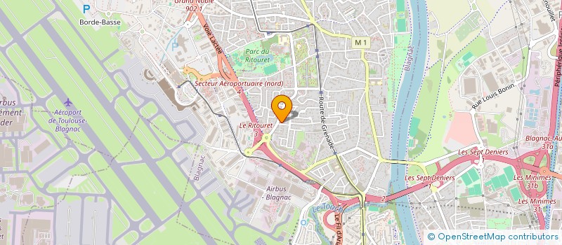 localisation de l'entreprise PROJISME à BLAGNAC