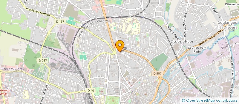 localisation de l'entreprise PROJOCTOPUS à NEVERS