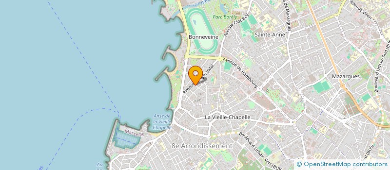 localisation de l'entreprise PROJP à MARSEILLE