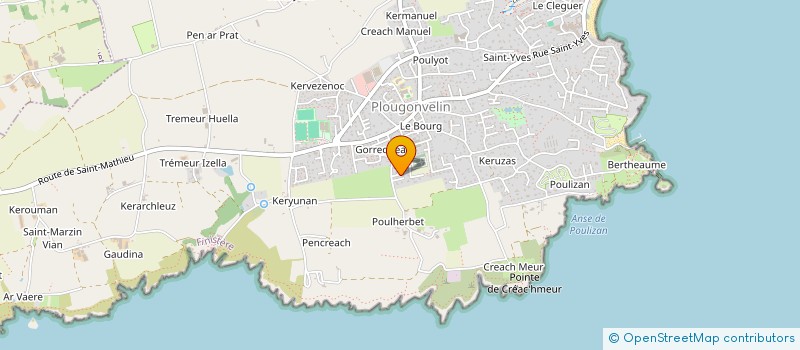 localisation de l'entreprise PROJUAL  PLOUGONVELIN