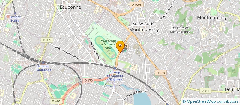 localisation de l'entreprise PROJUREC à SOISY-SOUS-MONTMORENCY