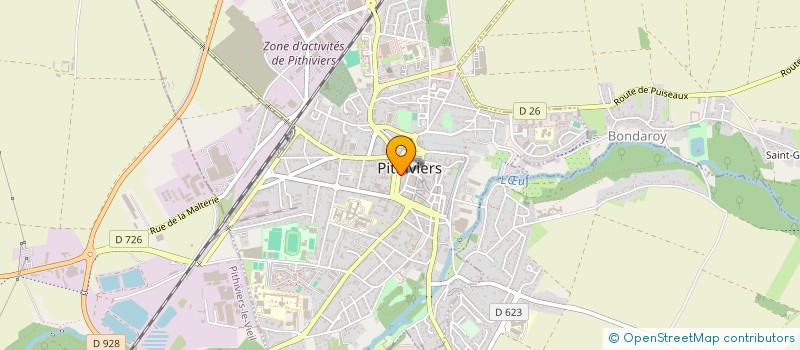 localisation de l'entreprise PROJUSTICE CDJ à PITHIVIERS