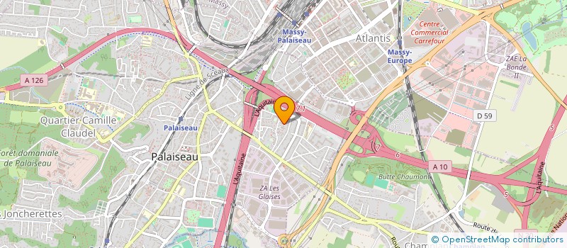 localisation de l'entreprise PROKLIN SAS à PALAISEAU