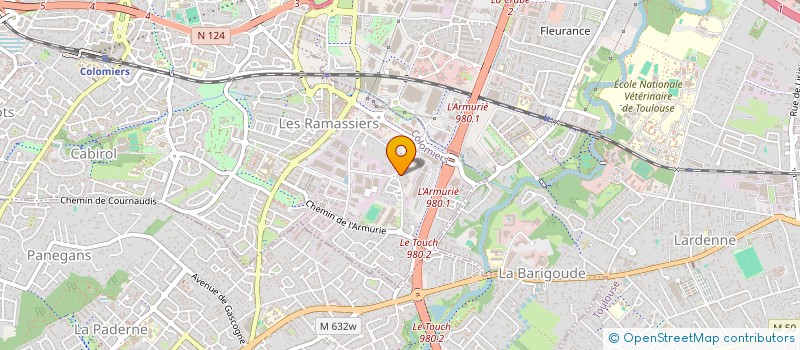 localisation de l'entreprise PROKO à COLOMIERS