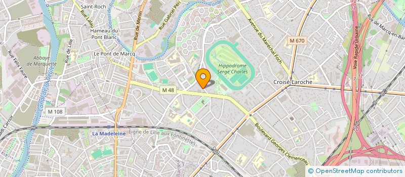 localisation de l'entreprise PROKOP à MARCQ-EN-BARŒUL