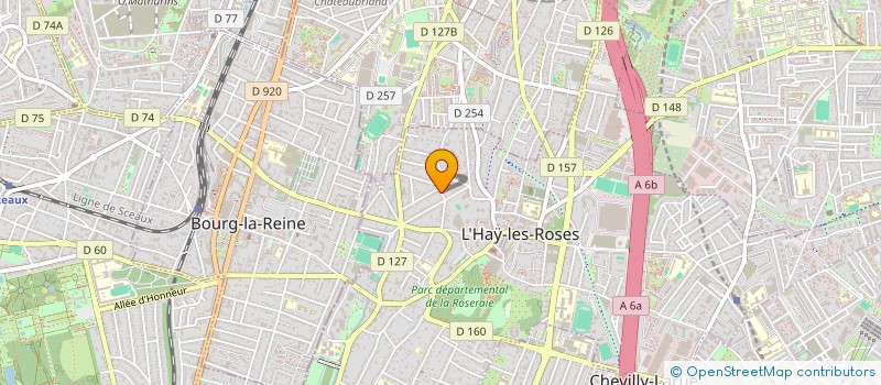 localisation de l'entreprise PROKOPTIA  L'HAY-LES-ROSES