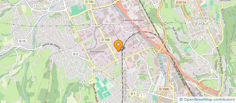 localisation de l'entreprise PROLACTINE FRANCE  CHAMBERY