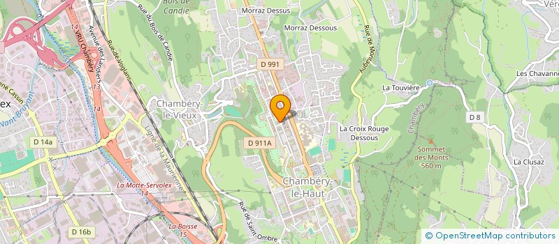 localisation de l'entreprise PROLAJ  CHAMBERY