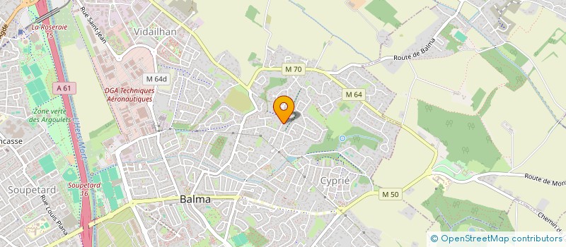 localisation de l'entreprise PROLANGUES APV à BALMA