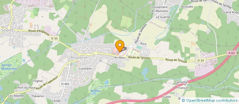 localisation de l'entreprise PROLATZ  ANGRESSE