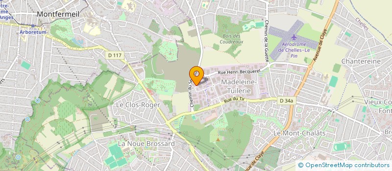 localisation de l'entreprise PROLEAD à CHELLES