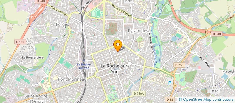 localisation de l'entreprise PROLEGEM à LA ROCHE-SUR-YON