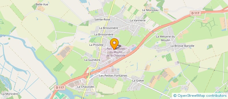 localisation de l'entreprise PROLEV FINANCES à ST-PHILBERT-DE-GRAND-LIEU