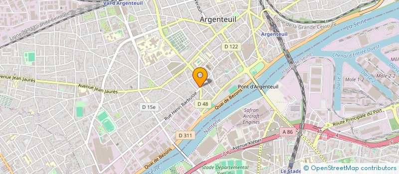 localisation de l'entreprise PROLIFIC LABEL  ARGENTEUIL