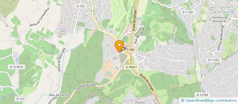 localisation de l'entreprise PROLIGHT SERVICE  SAINT-GELY-DU-FESC