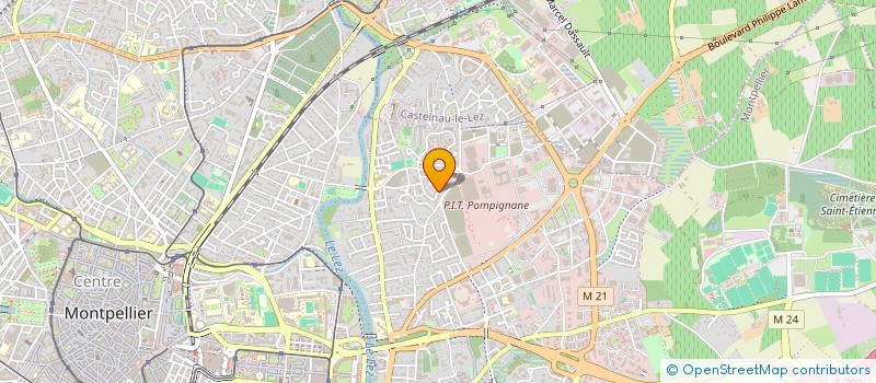 localisation de l'entreprise PROLIPSI à MONTPELLIER