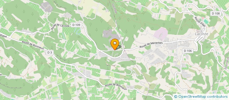 localisation de l'entreprise PROLIVEBER  MENERBES