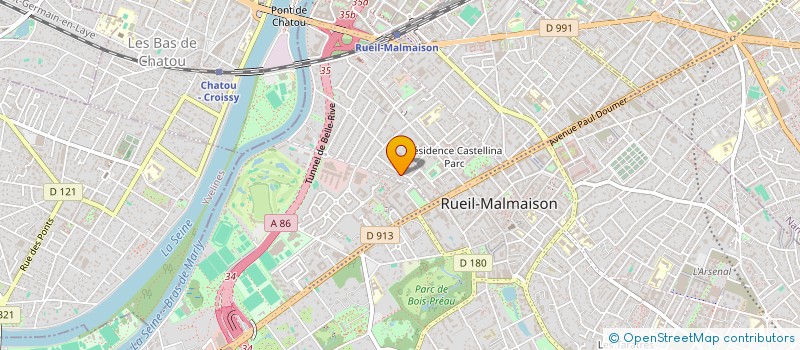 localisation de l'entreprise PROLOAN à RUEIL-MALMAISON