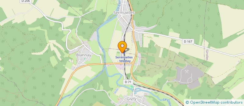 localisation de l'entreprise PROLOC SERVICES 89  GIVRY