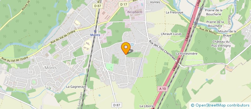 localisation de l'entreprise PROLOCAL  MONTS