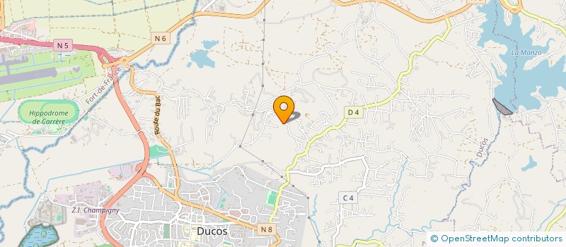 localisation de l'entreprise PROLOG CONSEIL 972  DUCOS