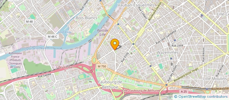 localisation de l'entreprise PROLOG IMMOBILIER à LILLE