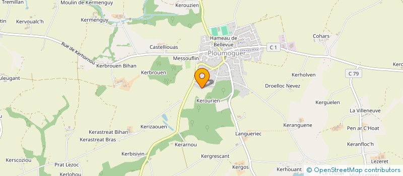 localisation de l'entreprise PROLOG INGENIEURS CONSEILS  PLOUMOGUER