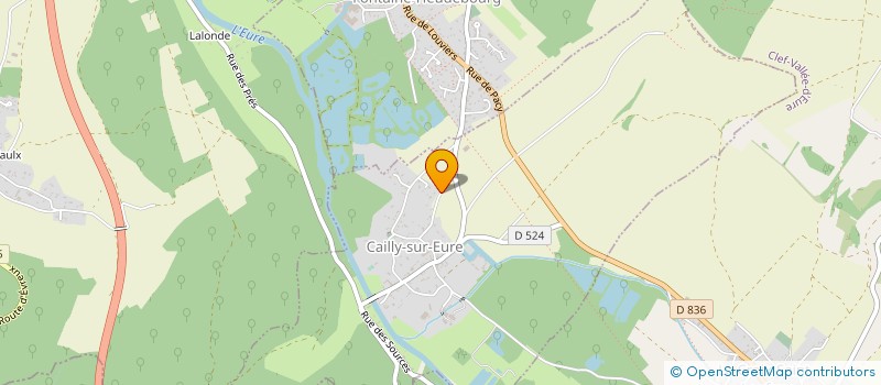 localisation de l'entreprise PROLOGIM à CAILLY-SUR-EURE