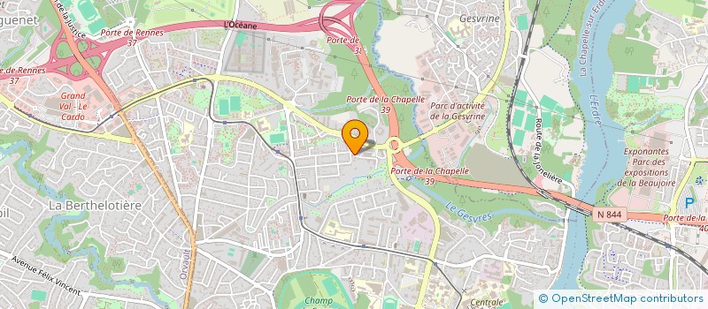 localisation de l'entreprise PROLOGISTIK FRANCE SOFTWARE SAS à NANTES