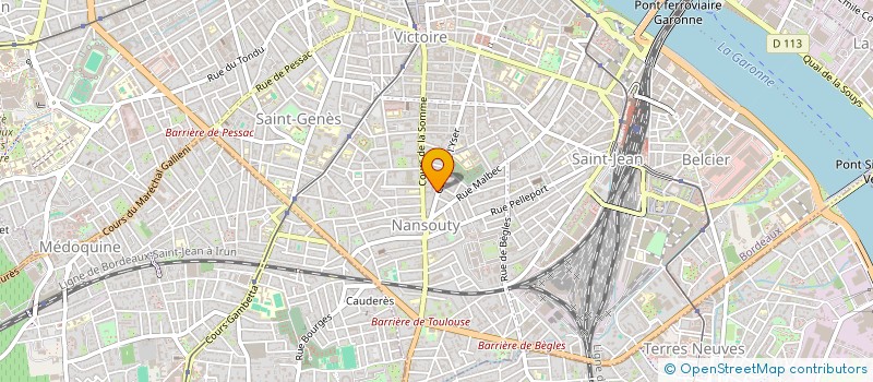 localisation de l'entreprise PROLOGUE  BORDEAUX