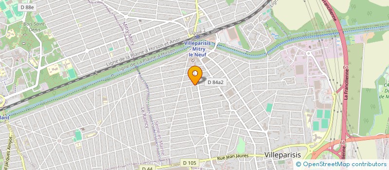 localisation de l'entreprise PROLOGUE MUSIC  VILLEPARISIS