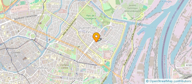localisation de l'entreprise PROLOGUES à STRASBOURG