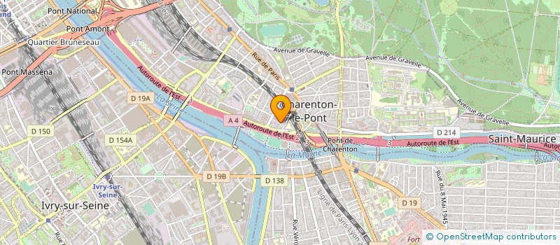 localisation de l'entreprise PROLOISIRS  CHARENTON-LE-PONT