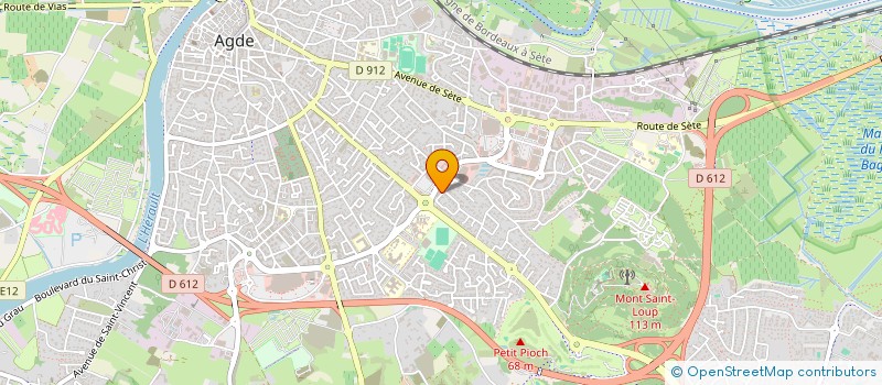 localisation de l'entreprise PROLOISIRS à AGDE