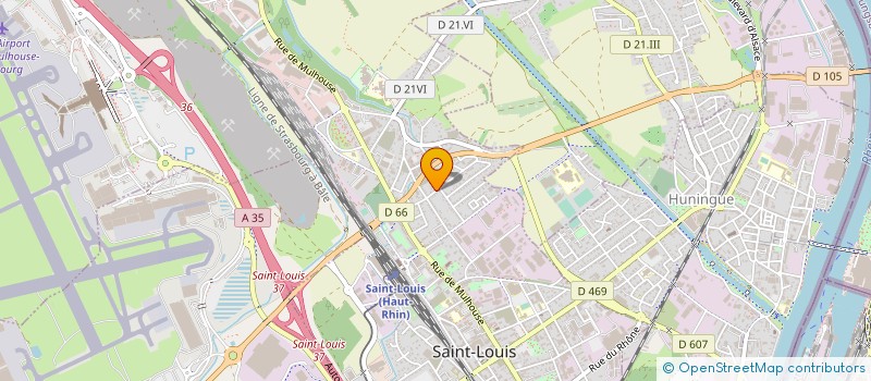 localisation de l'entreprise PROLOISIRS POPULAIRES SAINT LOUIS à SAINT-LOUIS
