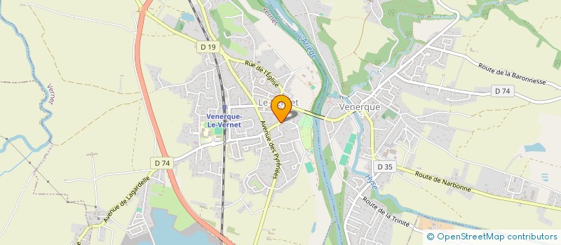 localisation de l'entreprise PROLOTIR  VERNET