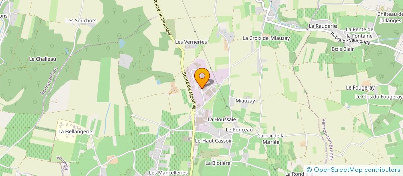 localisation de l'entreprise PROLUDIC à VOUVRAY