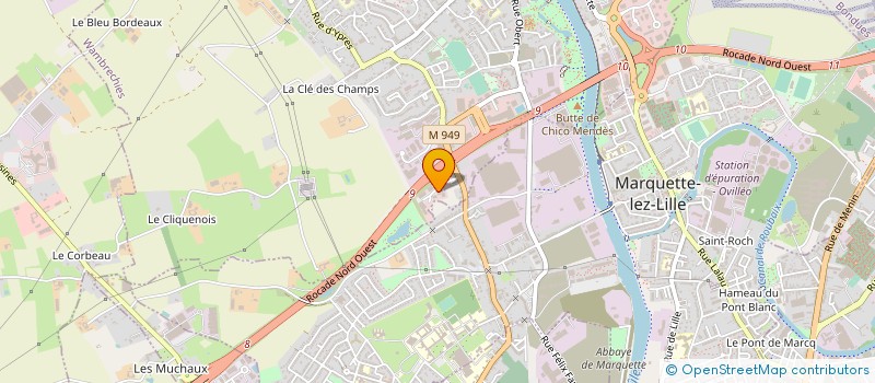 localisation de l'entreprise PROLUM NORD PAS DE CALAIS à AVELIN