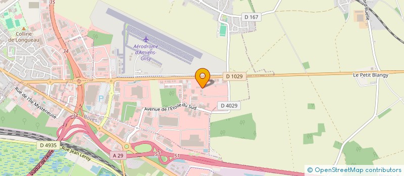 localisation de l'entreprise PROLUM PICARDIE  GLISY