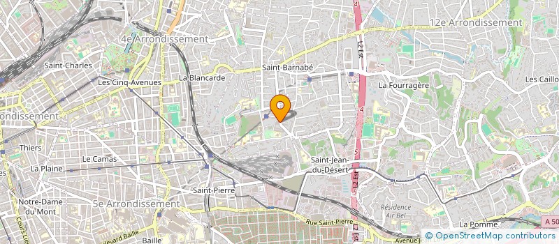 localisation de l'entreprise PROLY à MARSEILLE