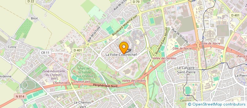 localisation de l'entreprise PROLYA à CAEN