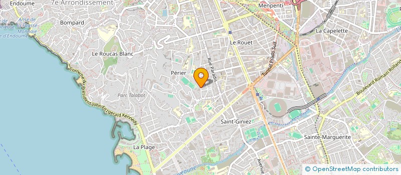 localisation de l'entreprise PROLYX à MARSEILLE