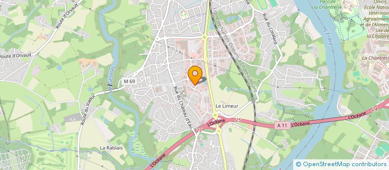 localisation de l'entreprise PROM 1  LA CHAPELLE-SUR-ERDRE