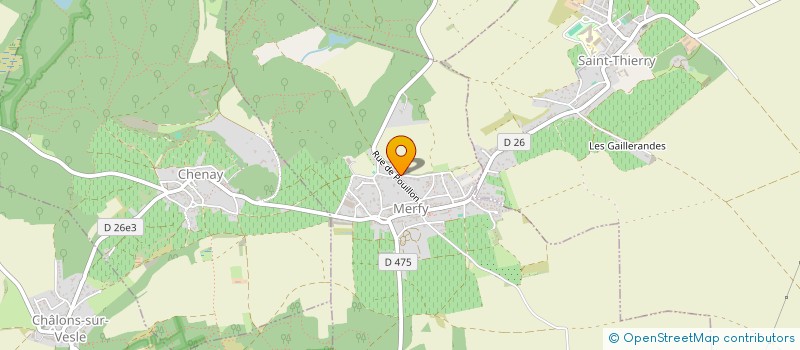 localisation de l'entreprise PROM'AMBIANCE  MERFY