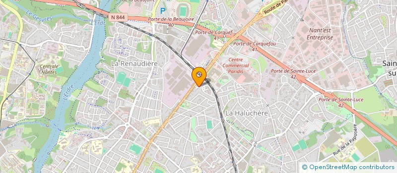 localisation de l'entreprise PROM'ARMOR à NANTES