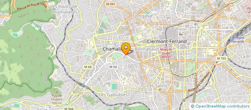 localisation de l'entreprise PROM'ART à CHAMALIERES
